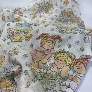 cabbage patch kids vintage bed fitted and flat sheet twin 1983